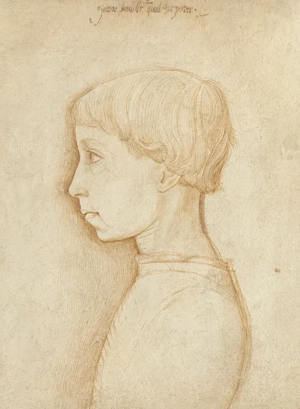 Portrait Of A Boy In Profile Wall Art by Giovanni Badile - High-Resolution Digital Print