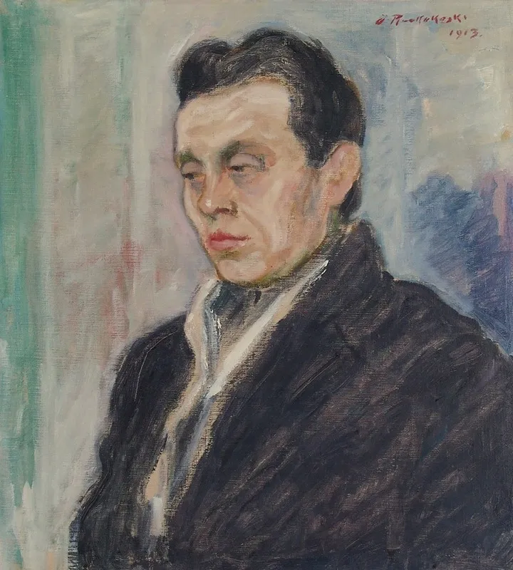 Portrait Of A Man Yrjo Ramstedt Wall Art by Jalmari Ruokokoski - High-Resolution Digital Print