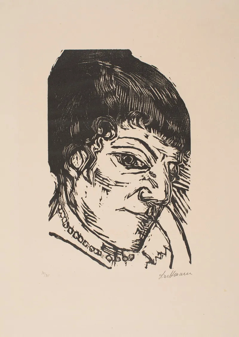 Expressionist Portrait Wall Art