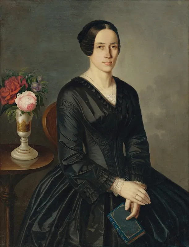 Portrait Of The Artists Wife 7 Wall Art by Peter Michal Bohúň - High-Resolution Digital Print