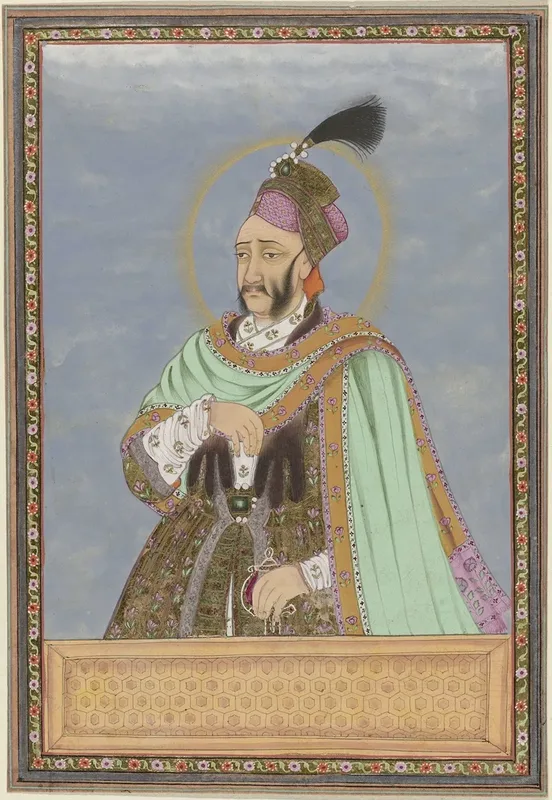 Portret Van Sultan Abdullah Zoon Van Sultan Muhammad Quli Na Zijn Vader Heeft Hij Over Golconda Geregeerd Wall Art by Anonymous - High-Resolution Digital Print