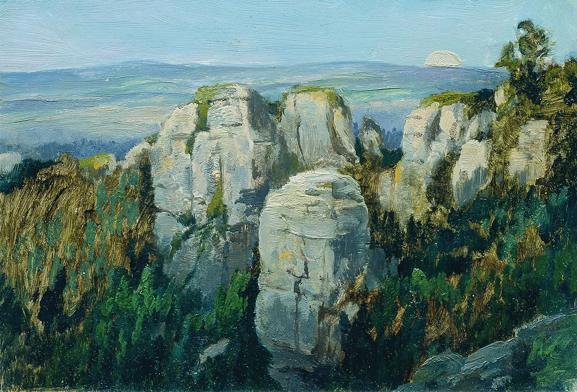 Prachauer Felsen Wall Art by Ferdinand Engelmüller - High-Resolution Digital Print