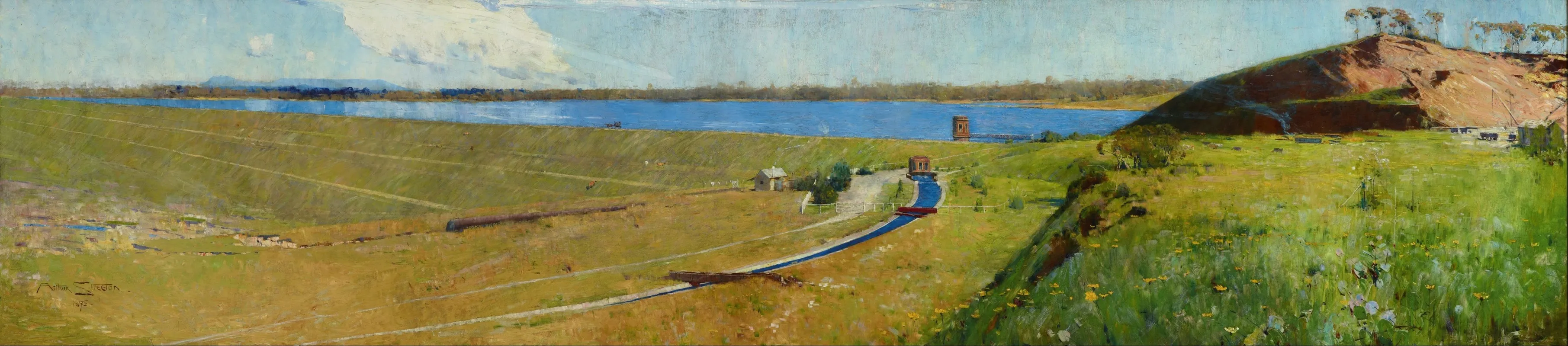 Prospect Reservoir Wall Art by Arthur Streeton - High-Resolution Digital Print
