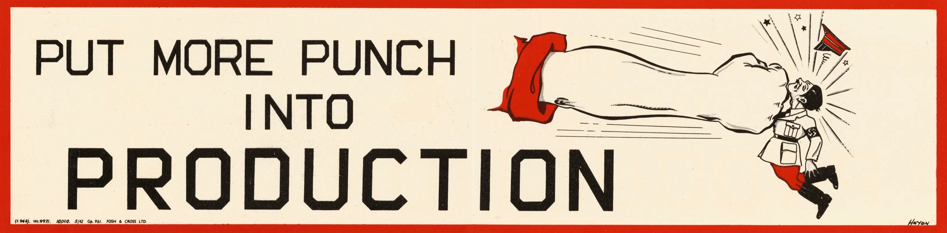 Put More Punch Into Production Wall Art by Anonymous - High-Resolution Digital Print