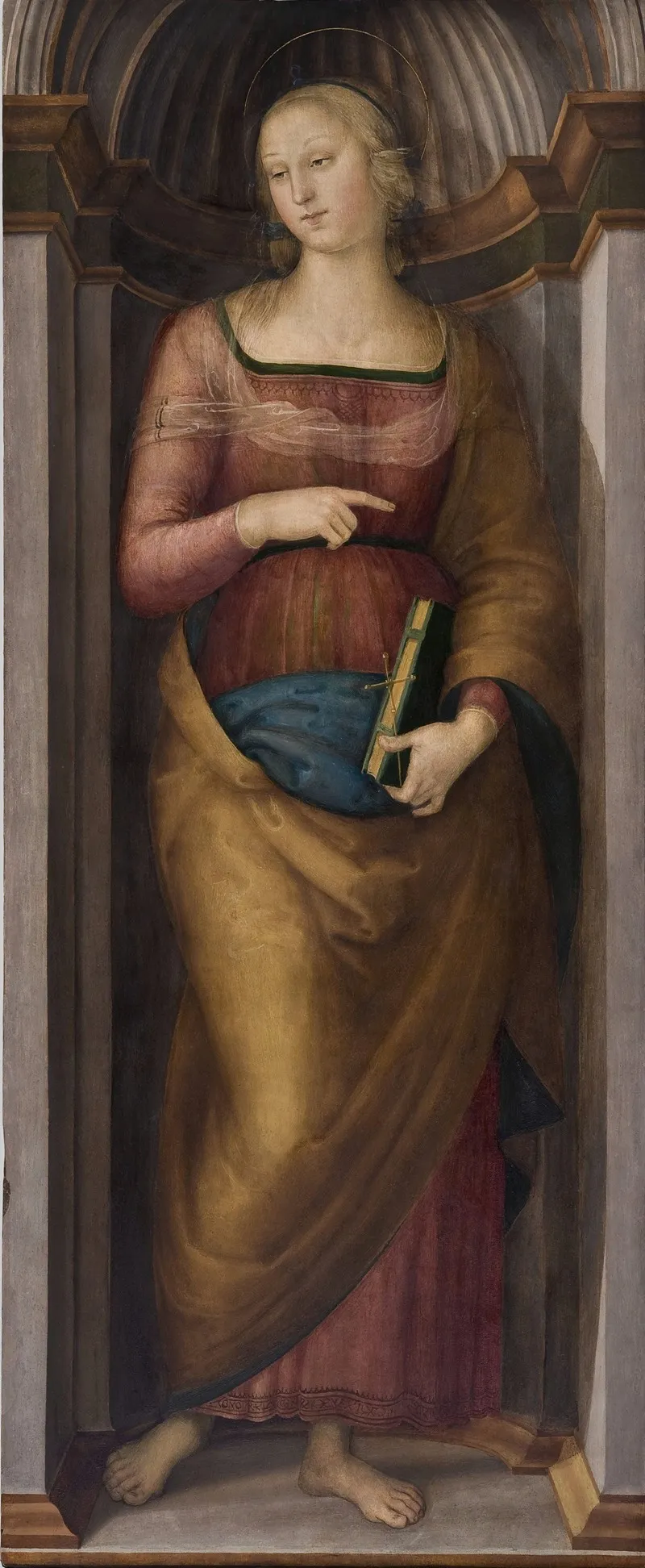 Saint Margaret Of Antioch 3 Wall Art by Pietro Perugino - High-Resolution Digital Print