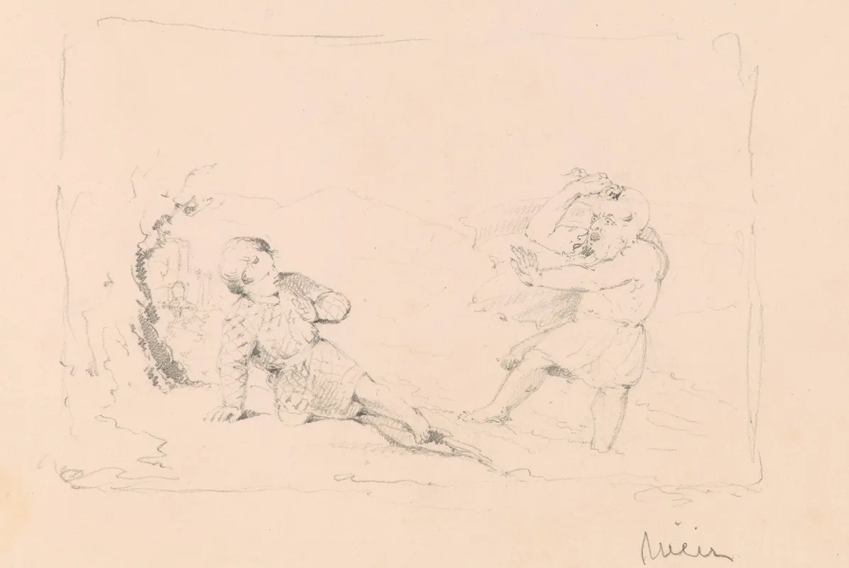 Scene From Scotts Lay Of The Last Minstrel 2 Wall Art by Robert Walter Weir - High-Resolution Digital Print