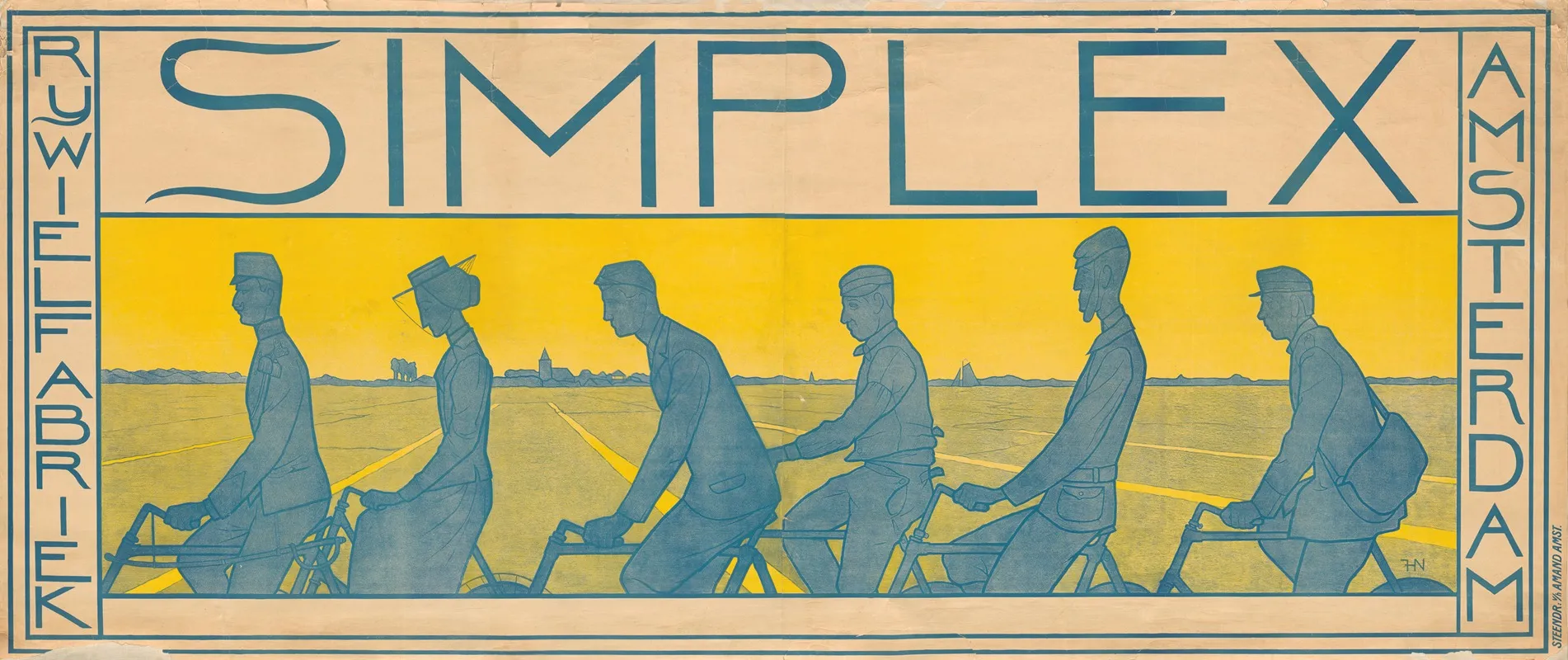 Simplex Snel Sterk Wall Art by Ferdinand Hart Nibbrig - High-Resolution Digital Print