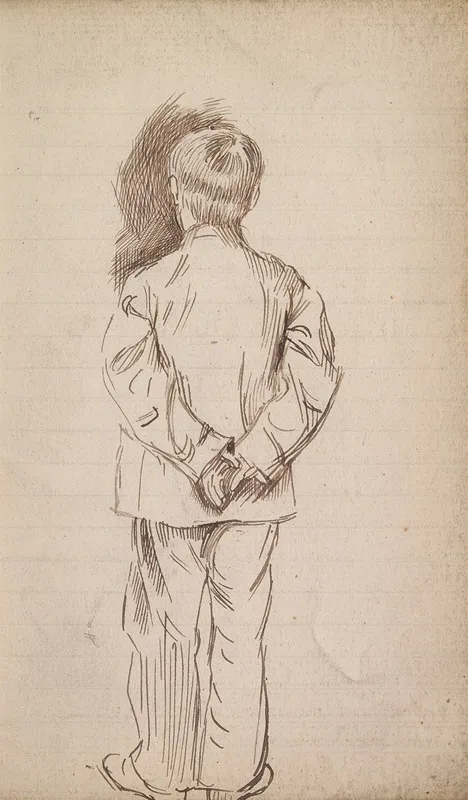 Sketchbook Drawing 16 Wall Art by Charles Samuel Keene - High-Resolution Digital Print