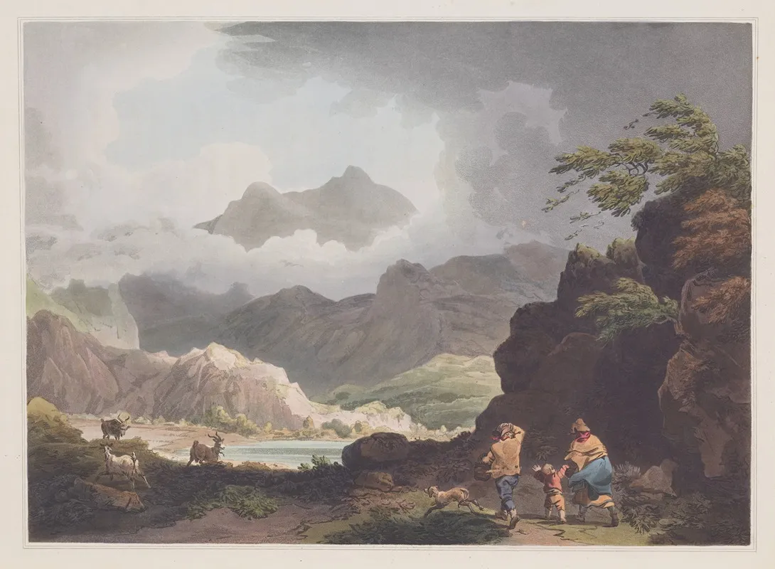 Snowdon 2 Wall Art by Philip James de Loutherbourg - High-Resolution Digital Print