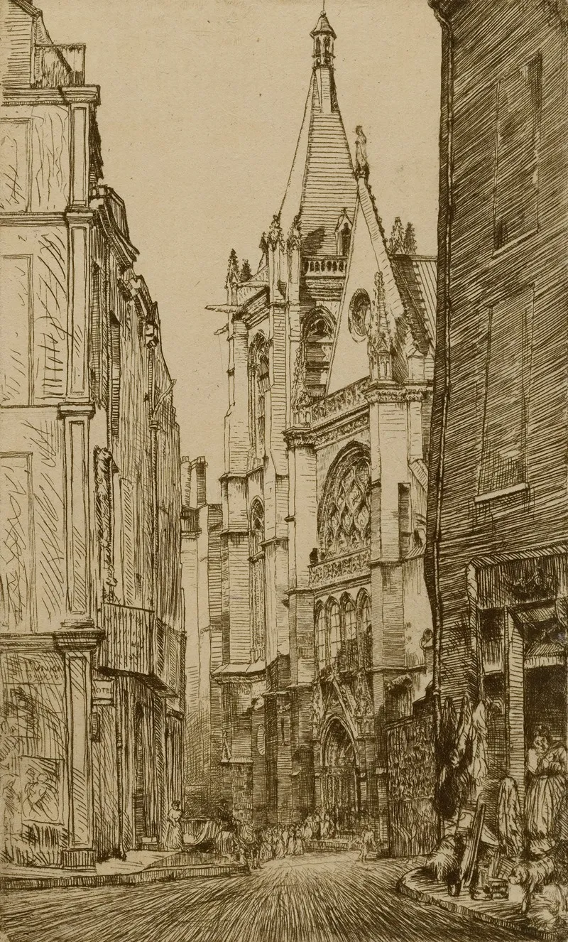 St Severin Paris Wall Art by Donald Shaw MacLaughlan - High-Resolution Digital Print