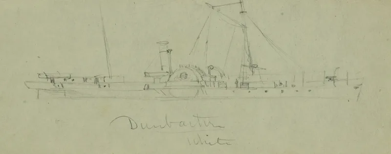 Steamship Dunbarton Wall Art by Alfred Rudolph Waud - High-Resolution Digital Print