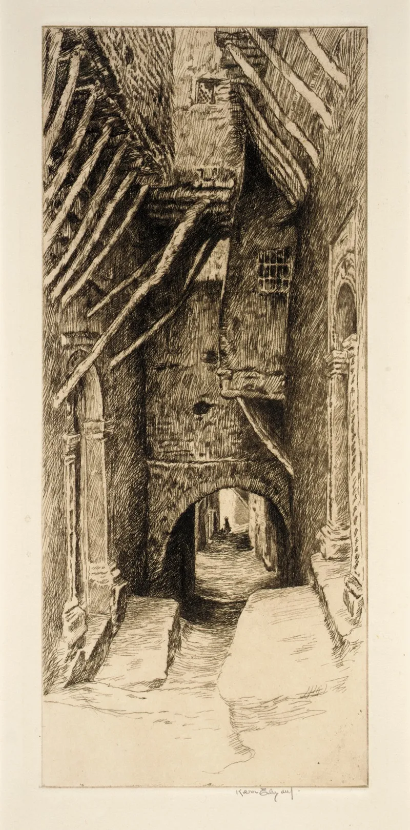 Steps And Doorways St Of The Red Sea Wall Art by Kerr Eby - High-Resolution Digital Print