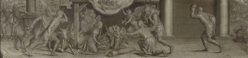 The Adoration Of The Shepherds 105 Wall Art by Pieter Pourbus - High-Resolution Digital Print
