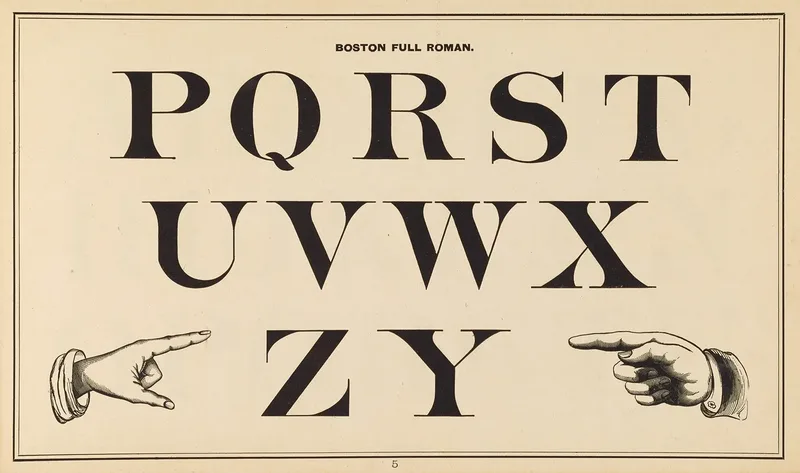 The Art Of Lettering And Sign Painters Manual Pl 04 Wall Art by Allen P Boyce - High-Resolution Digital Print