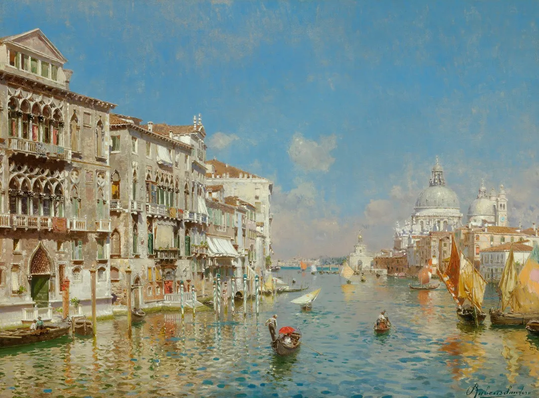The Grand Canal Venice 14 Wall Art by Rubens Santoro - High-Resolution Digital Print