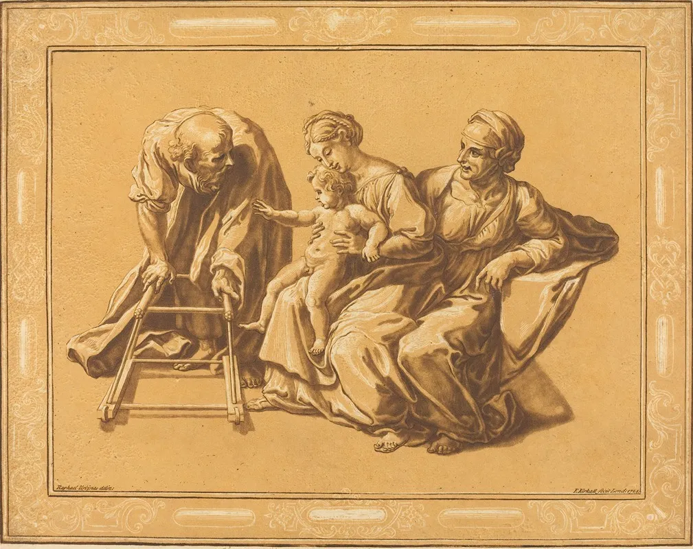 The Holy Family 27 Wall Art by Elisha Kirkall - High-Resolution Digital Print