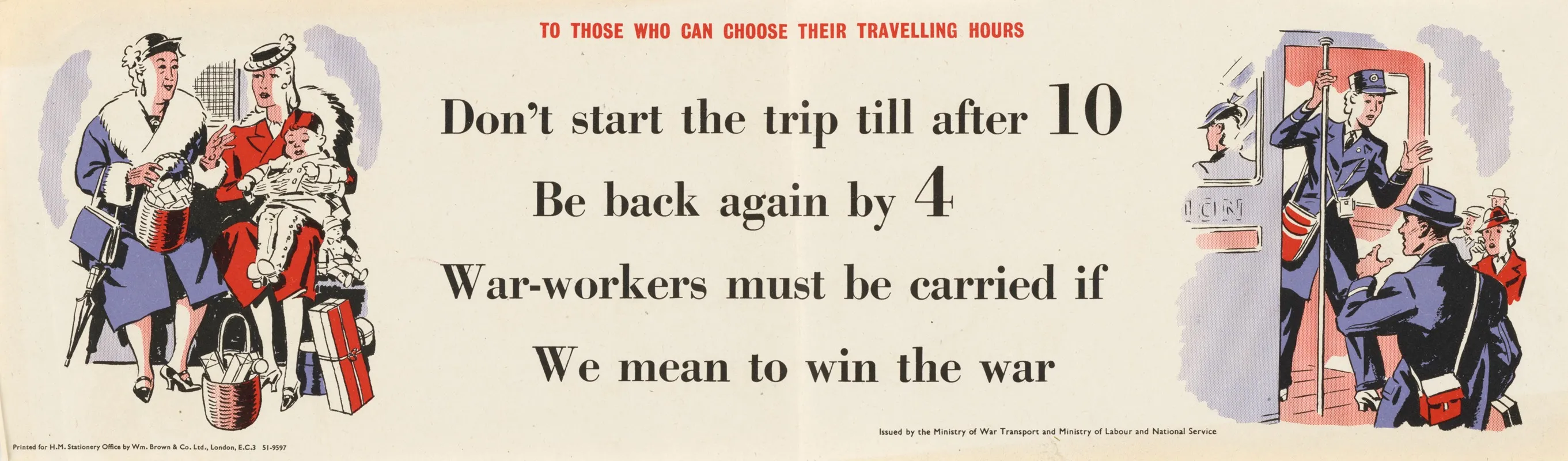 To Those Who Can Choose Their Travelling Hours Wall Art by Anonymous - High-Resolution Digital Print