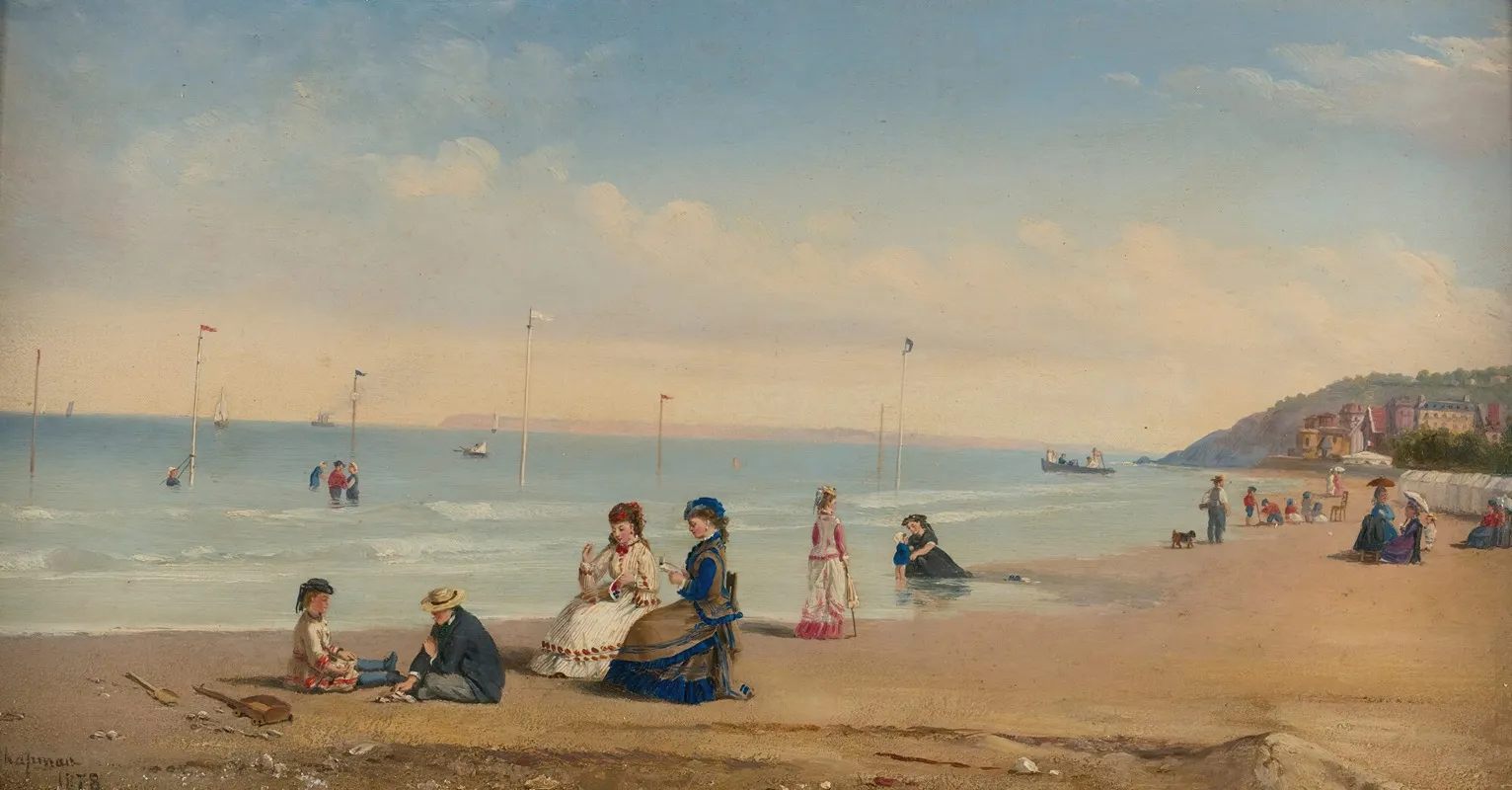Trouville Wall Art by Conrad Wise Chapman - High-Resolution Digital Print
