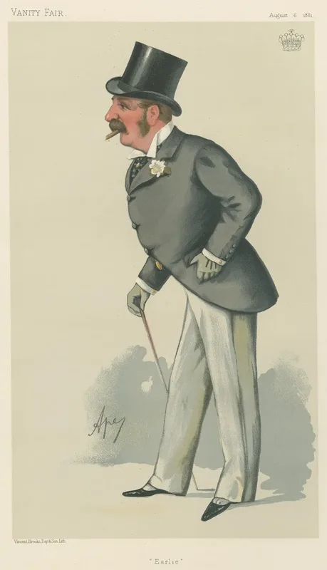 Turf Devotees Earlie The Earl Of Clonmell August 6 1881 Wall Art by Carlo Pellegrini - High-Resolution Digital Print