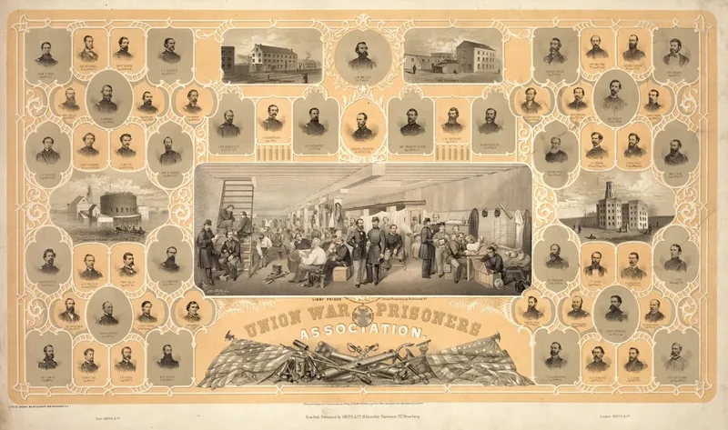 Union War Prisoners Association Wall Art by Sarony, Major & Knapp Lith. - High-Resolution Digital Print
