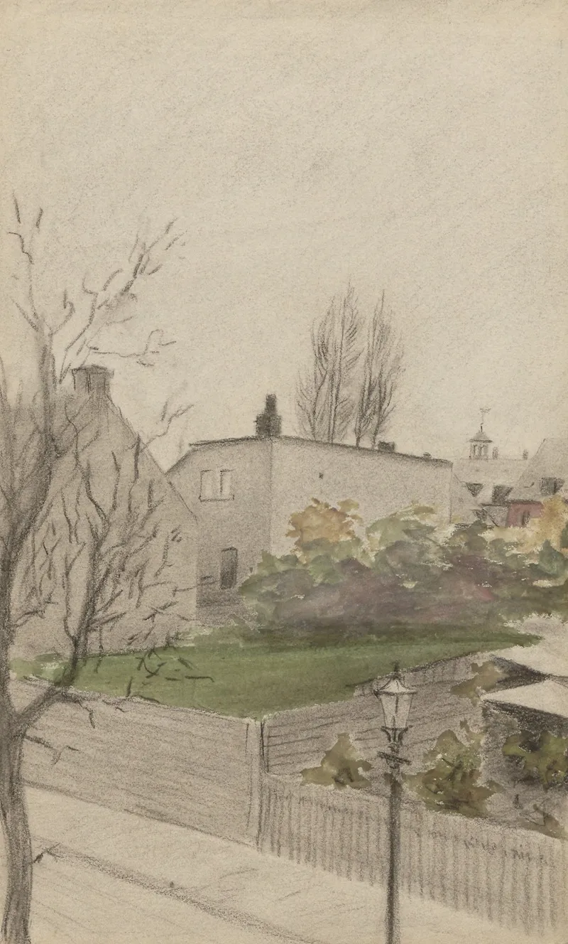 Villagde Wall Art by Valdemar Andersen - High-Resolution Digital Print