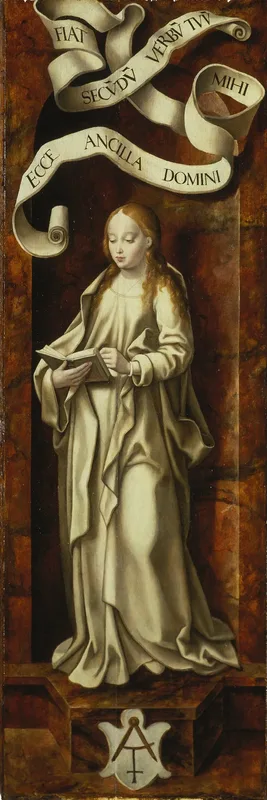 Virgin Of The Annunciation 4 Wall Art by Joos Van Cleve - High-Resolution Digital Print