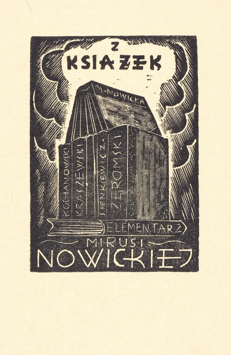 Z Ksiazek Mirusi Nowickiej Wall Art by Tadeusz Cieślewski - High-Resolution Digital Print