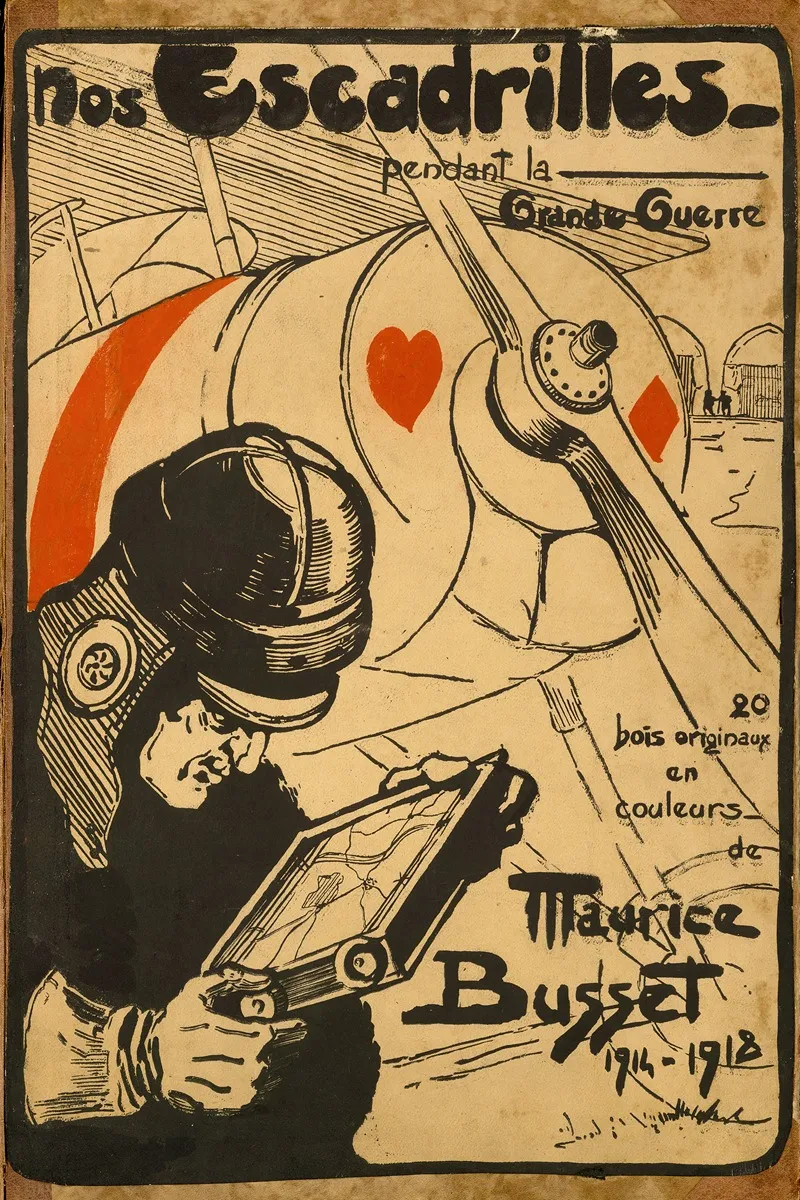 00 Lecture De La Carte Couverture Reading Of The Chart Cover by Maurice Busset - Canvas Print
