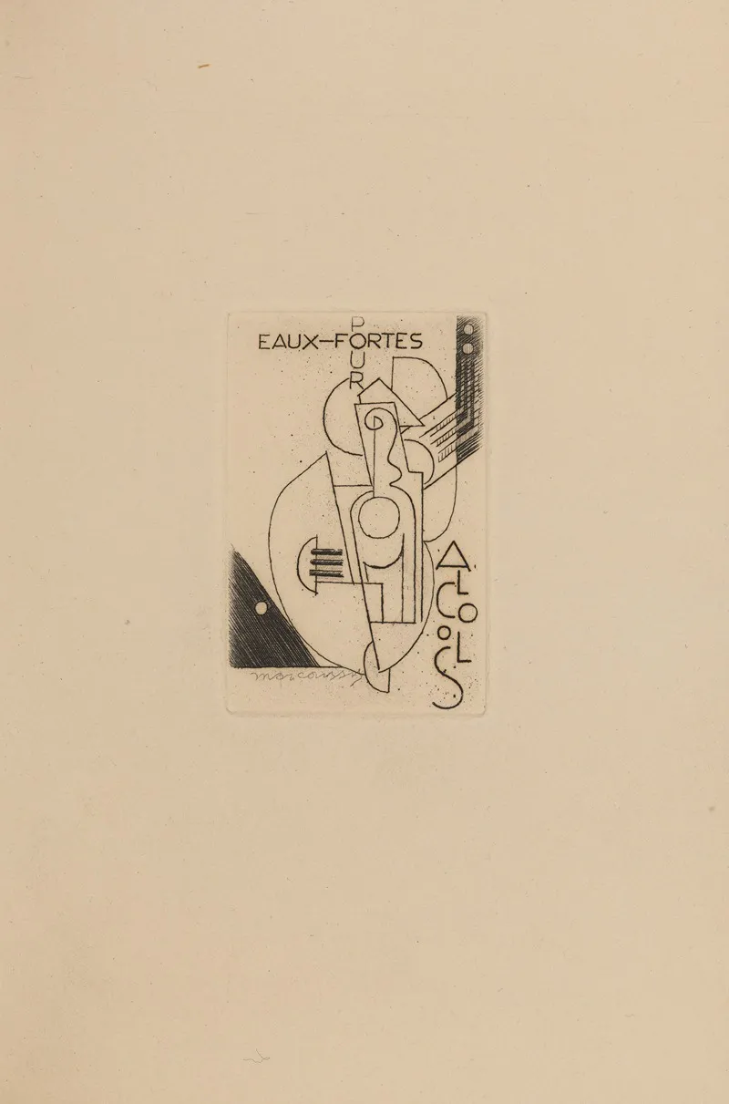 00c Vignette by Louis Marcoussis - Canvas Print