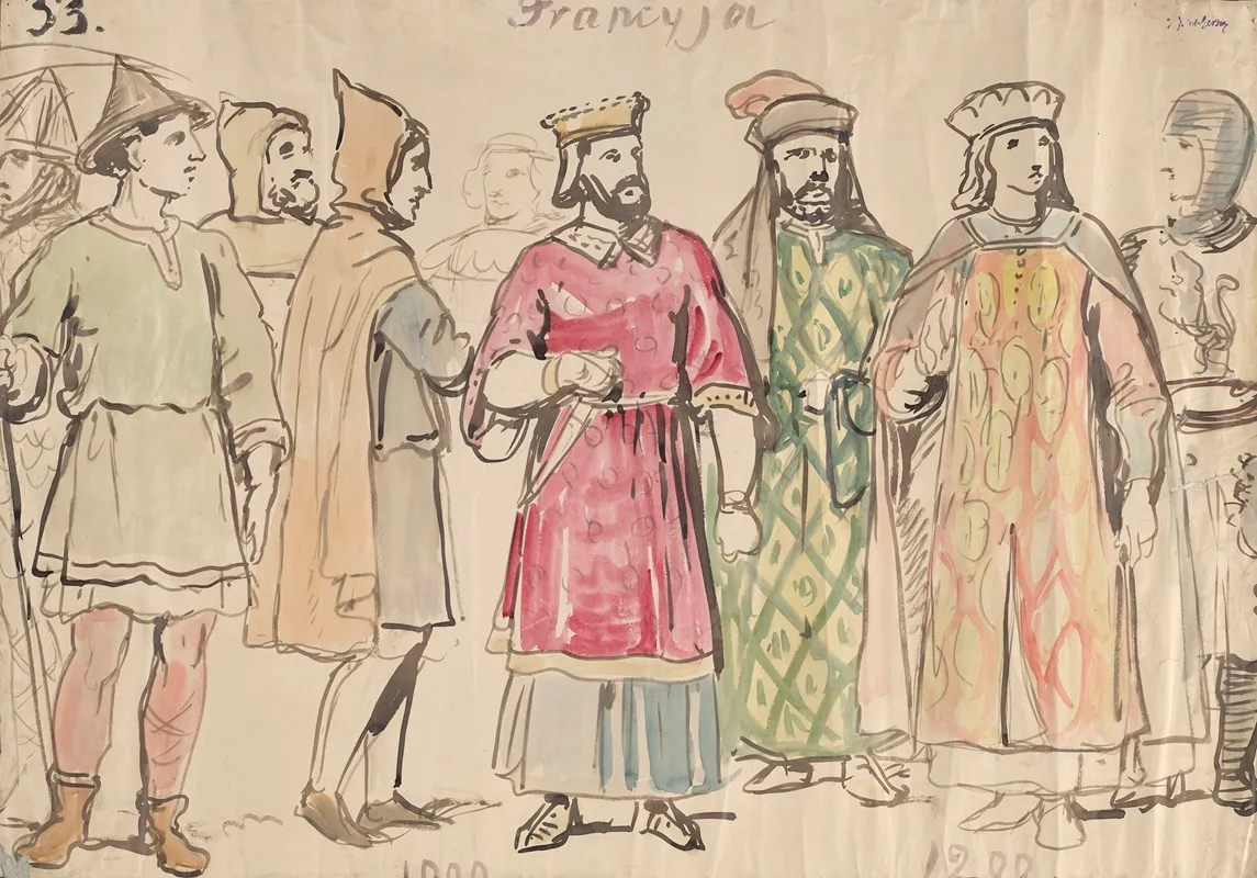 11th 12th And 13th Century French Garments