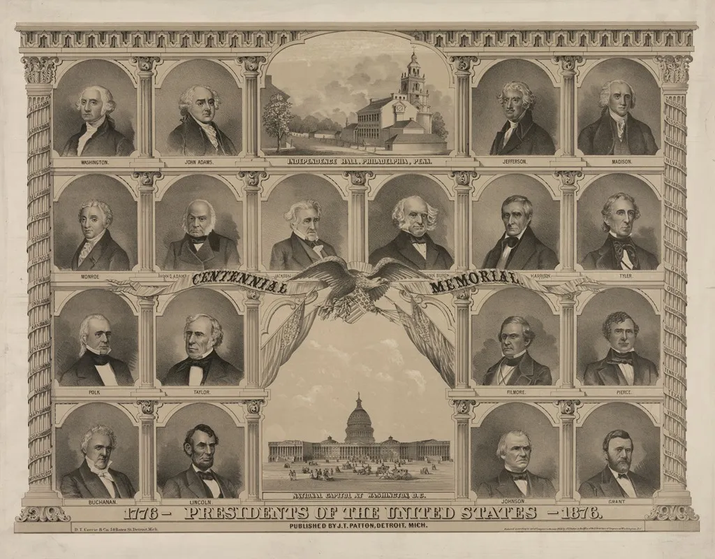 1776 Presidents Of The United States 1876
