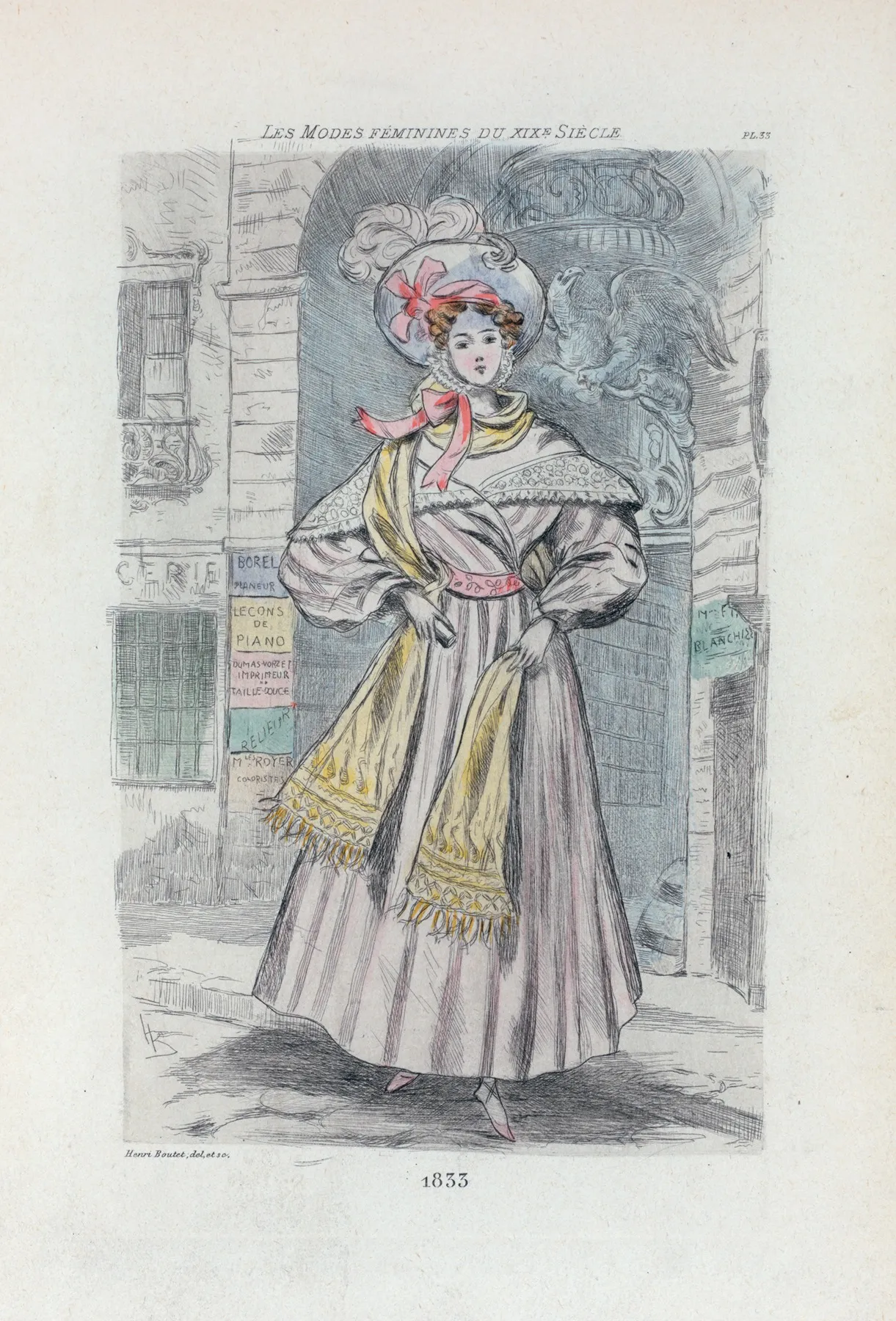 1833 Womens Fashion In Nineteenth Century Paris