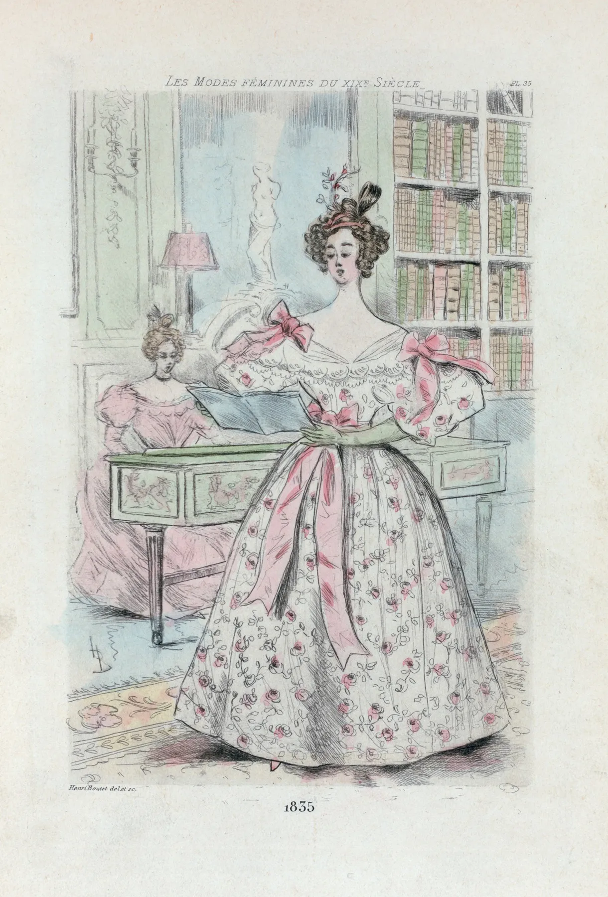 1835 Womens Fashion In Nineteenth Century Paris
