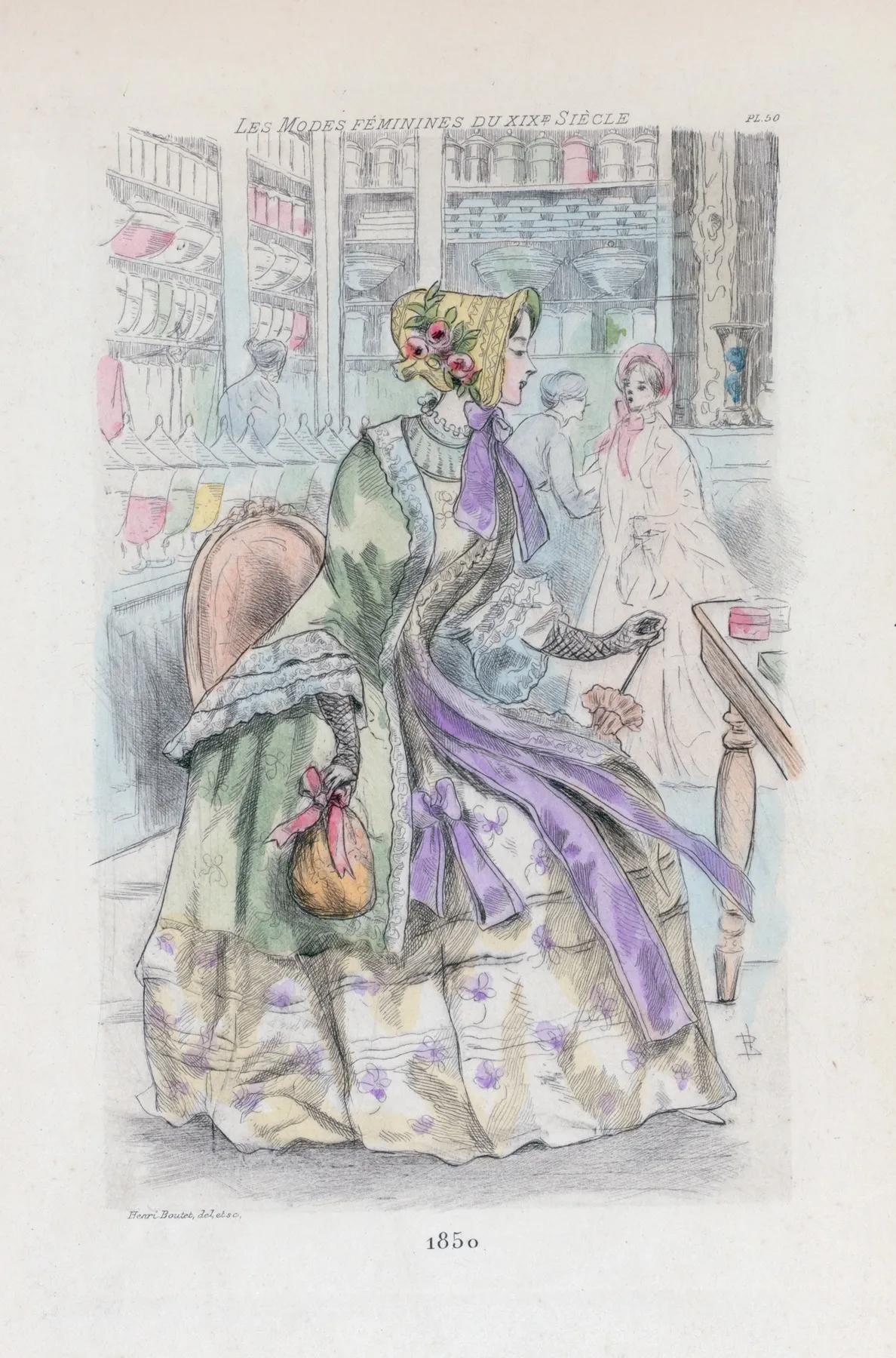 1850 Womens Fashion In Nineteenth Century Paris