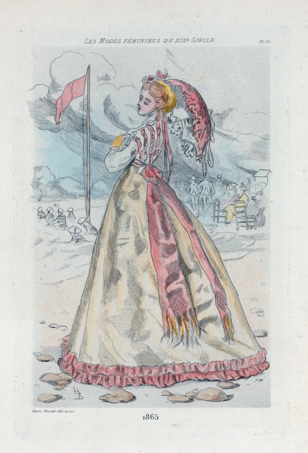 1865 Womens Fashion In Nineteenth Century Paris
