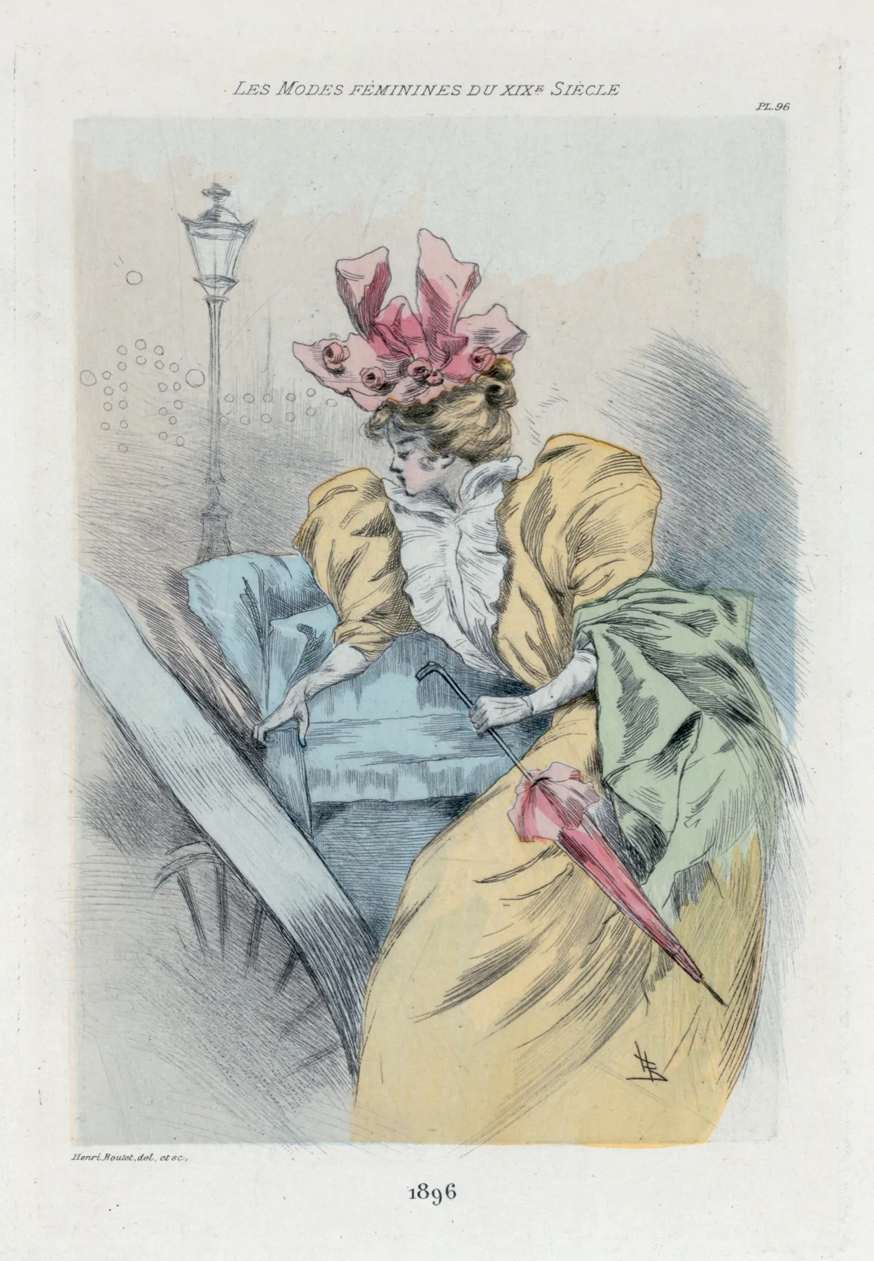 1896 Womens Fashion In Nineteenth Century Paris
