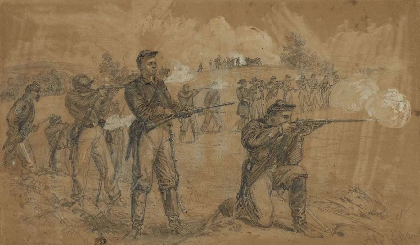 1st Maine Cavalry Skirmishing
