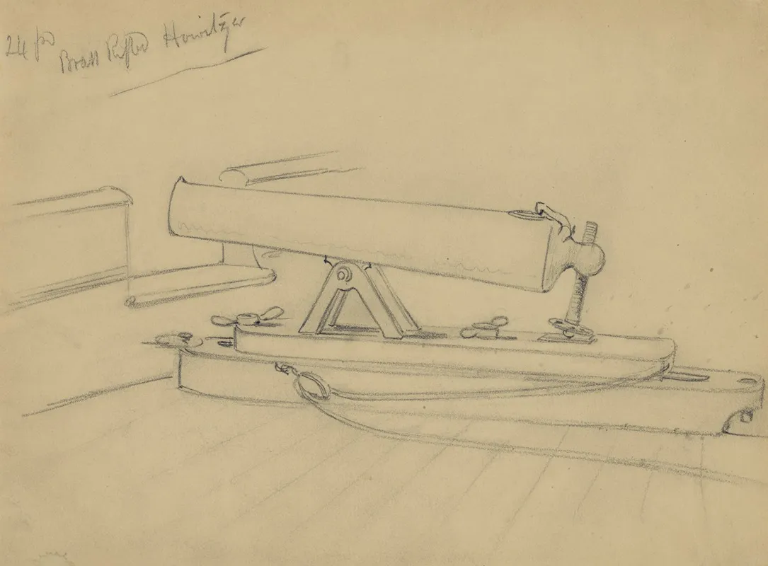 24 Pd Brass Rifled Howitzer