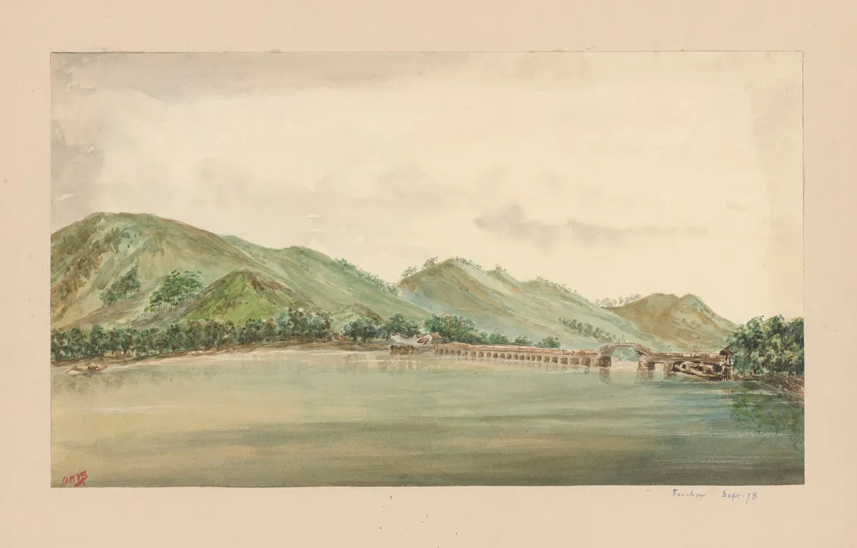 25 Aquarelles Par Auguste Mouillesaux De Bernieres Pl 16 by Auguste Mouillesaux de Bernières - Canvas Print