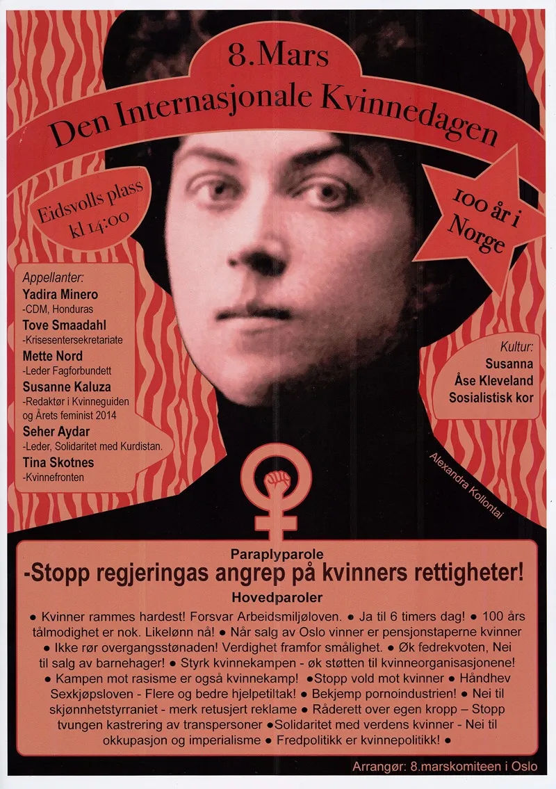 8 Mars Den Internasjonale Kvinnedagen 2