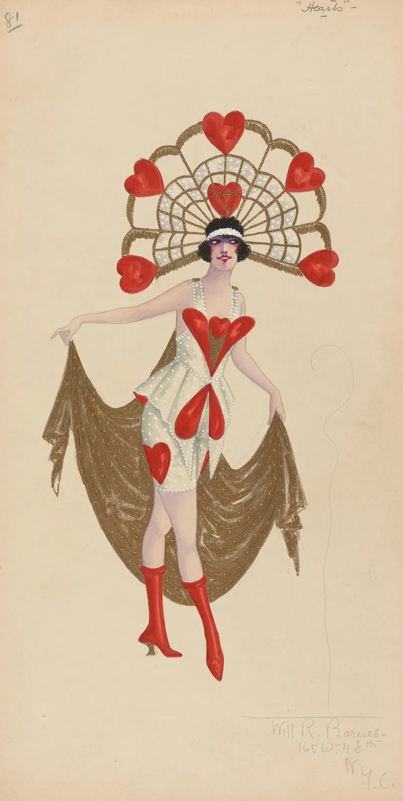 81 Hearts by Will R. Barnes - Canvas Print