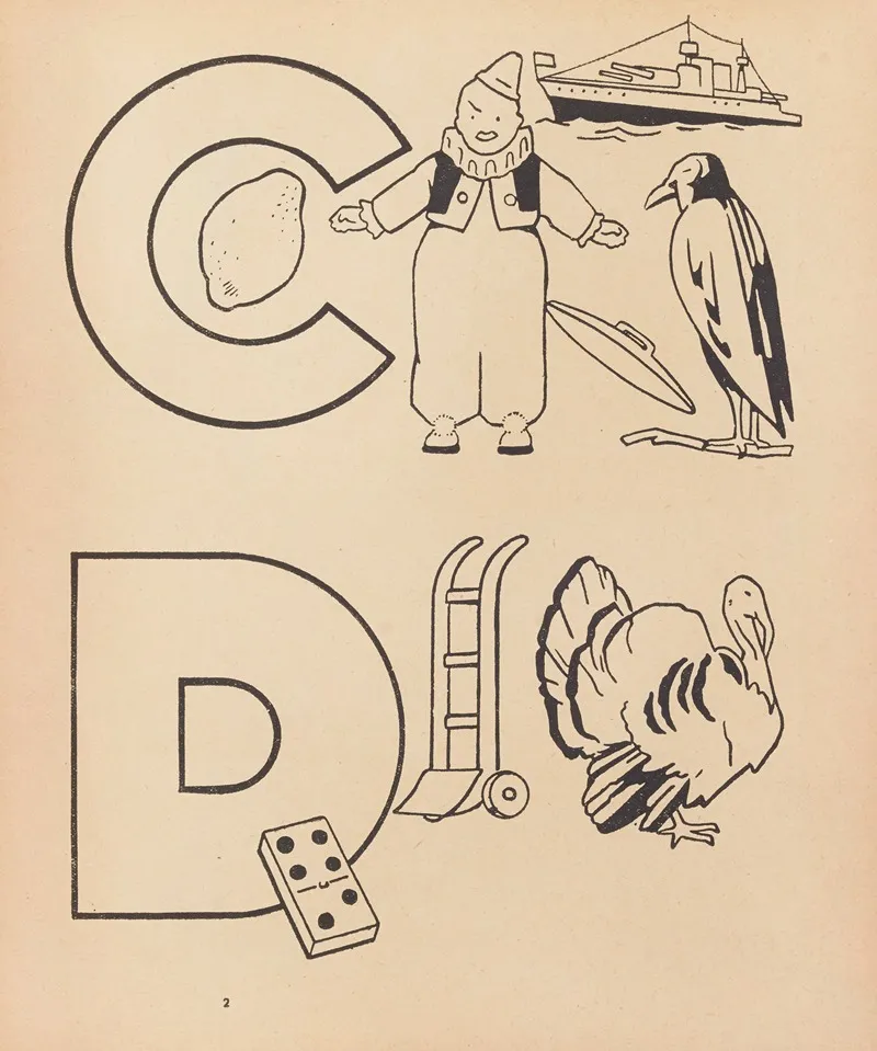 A B C A Colorier Pl 05