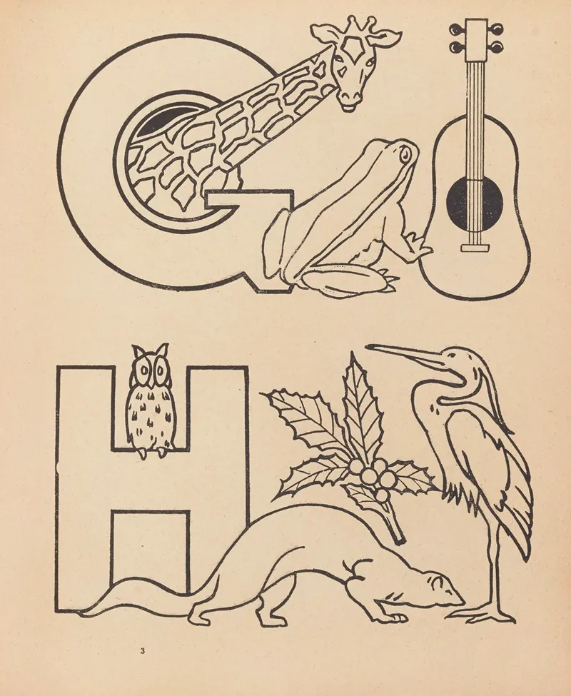 A B C A Colorier Pl 09