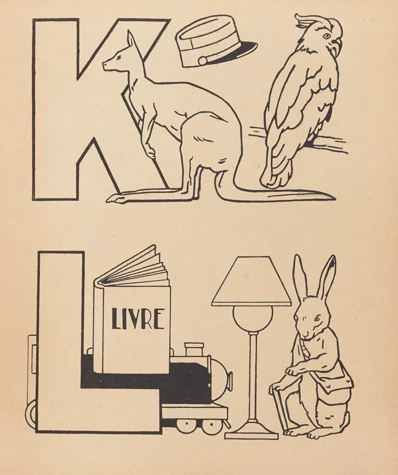 A B C A Colorier Pl 13