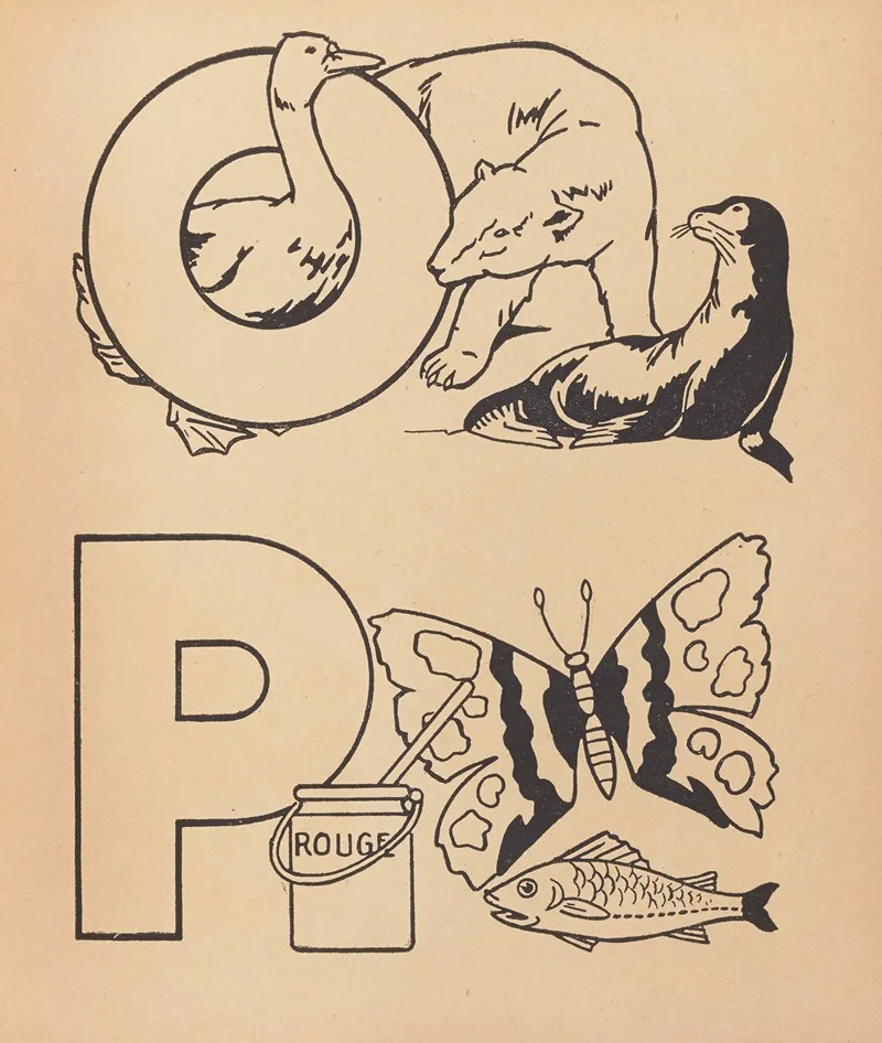 A B C A Colorier Pl 17
