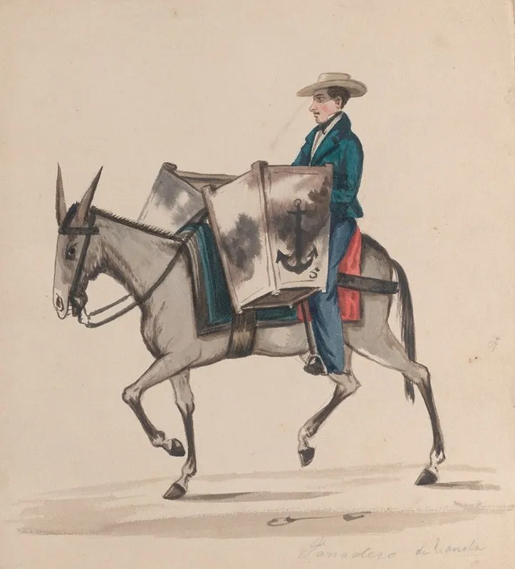A Baker On Horseback