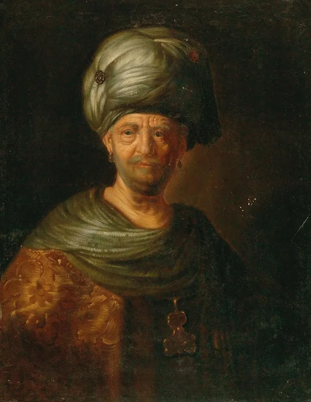 A Bearded Man In Oriental Costume