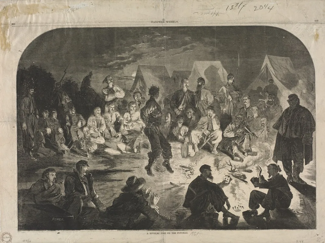 A Bivouac Fine On The Potomac