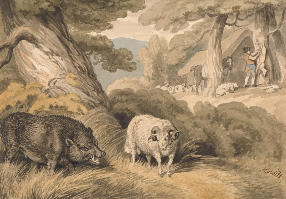A Boar And A Ram