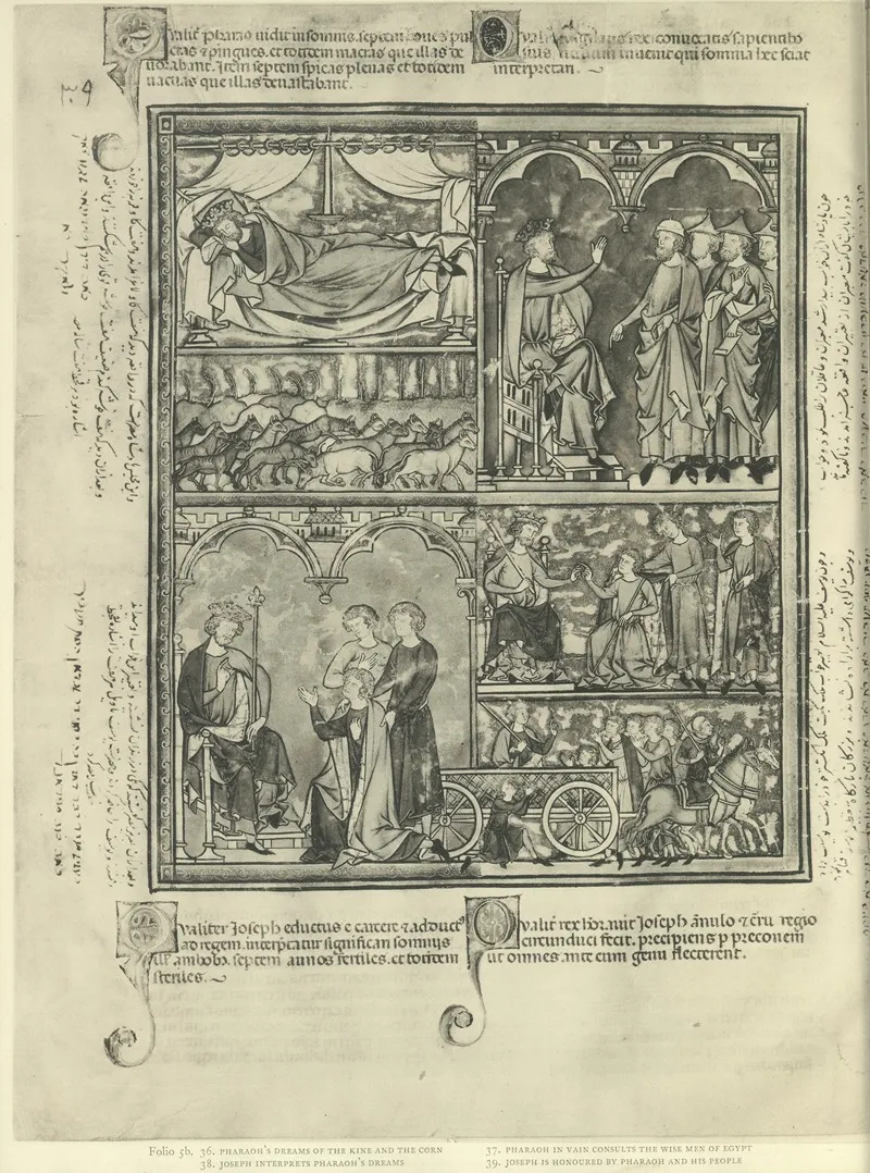 A Book Of Old Testament Illustrations Of The Middle Of The Thirteenth Century Pl 10 by Montague Rhodes James - Canvas Print
